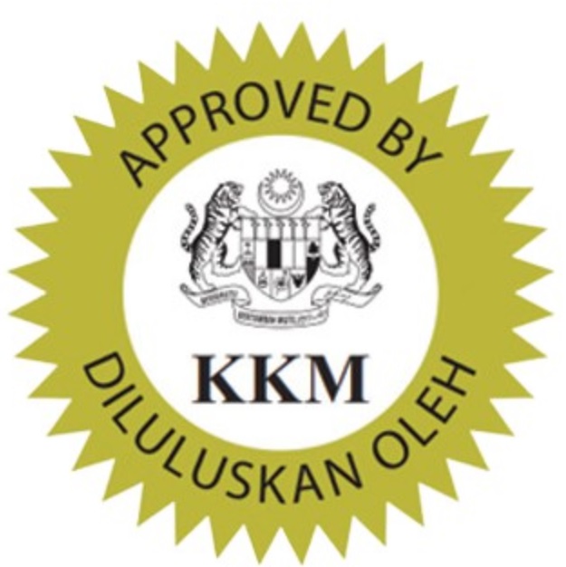 Approved by KKM (Ministry of Health)