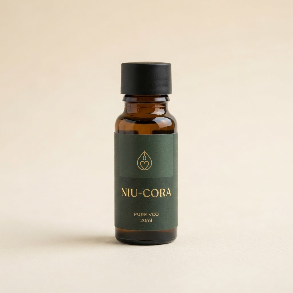 NIU-CORA 20ml Sample of virgin coconut oil